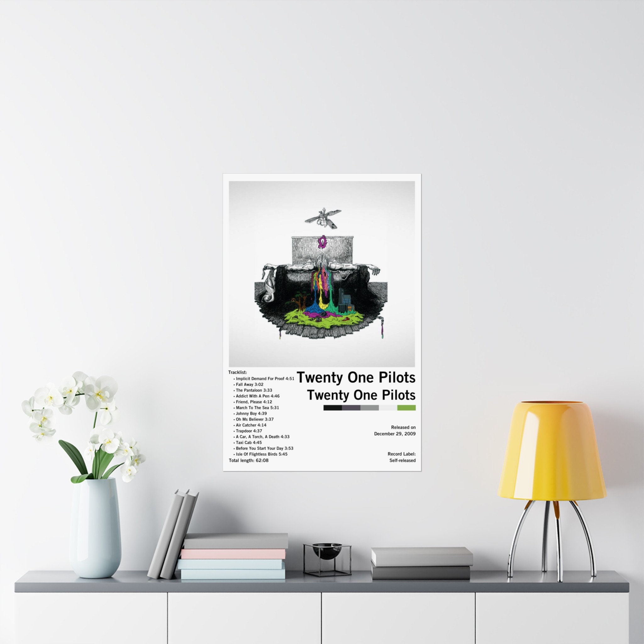 Twenty One Pilots Twenty One Pilots Album Poster Custom Album Poster ...