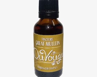 Great Mullein Tincture (1:5) - Verbascum Thapsus - Lung/Respiratory Health - Molène Bouillon-blanc - Kleinblütige Königskerze - Mullein