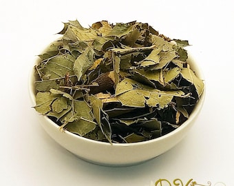 Espinheira Santa Kräutertee • Maytenus ilicifolia • Congorosa • Cancrosa • Maiteno • Chuchuwasi • Kräuterkunde • Heilig • Kräuter Brasiliens
