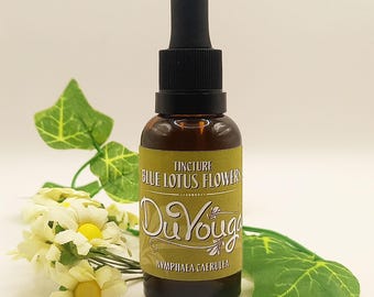 Egyptische blauwe lotusbloementinctuur (1:10) • Nymphaea caerulea • Blauwe waterlelie • Lucide dromen • Ontspanning • Sjamanistisch • Kruidengeneeskunde • Heilig