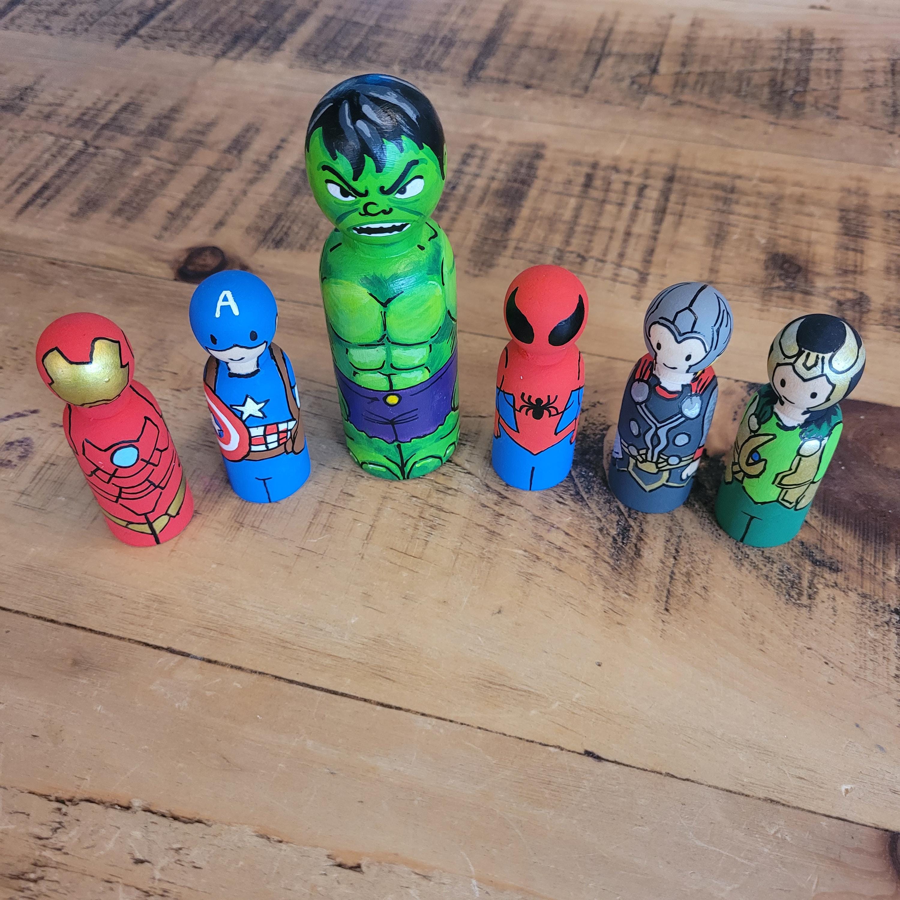 Captain America Peg Doll UK