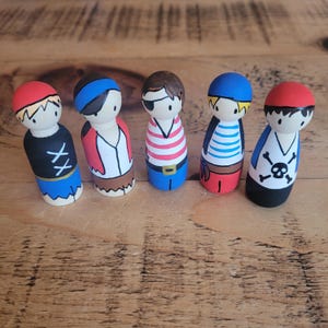 Pirate Peg Dolls