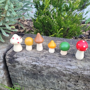 Wooden Toadstool collection