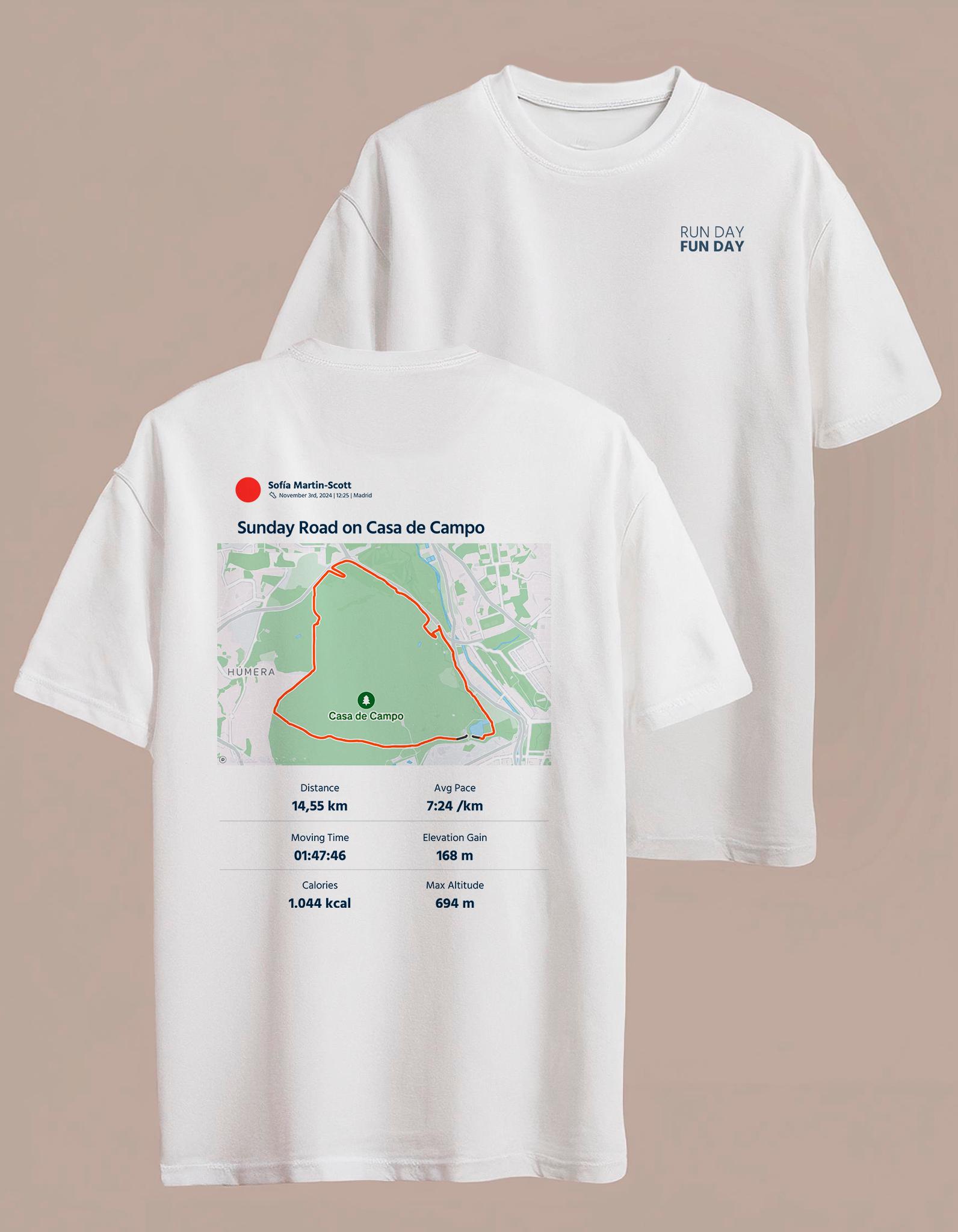 Personalized Strava Map Shirt | Runner shirt Gift | Custom Running Sport Activity | Personalized Marathon Tee | Hiking Route Map Gift