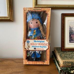 Vintage 1970s Holly Hobbie Rag Doll: Knickerbocker Collectible Toy in Box