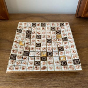 Portaoggetti vintage in mosaico di metà secolo, realizzato in Giappone, anni &#39;60