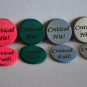 Nerdy Game Tokens - Laser Engraved Halloween/Pokemon/Kingdom Hearts/Full Metal Alchemist etc