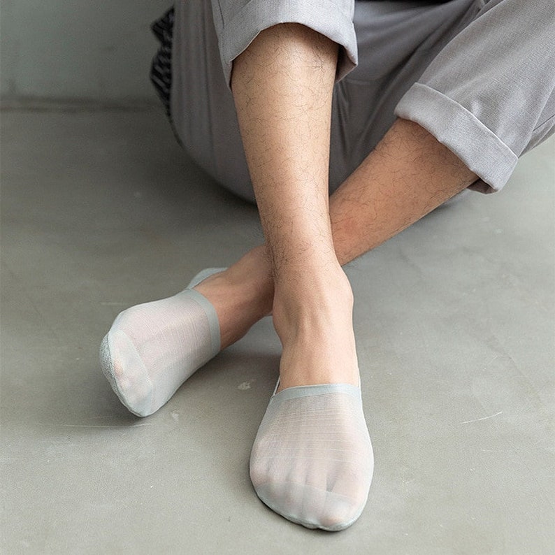 Men Ankle Sheer Noshow Socks Invisible Socks Short Socks Etsy