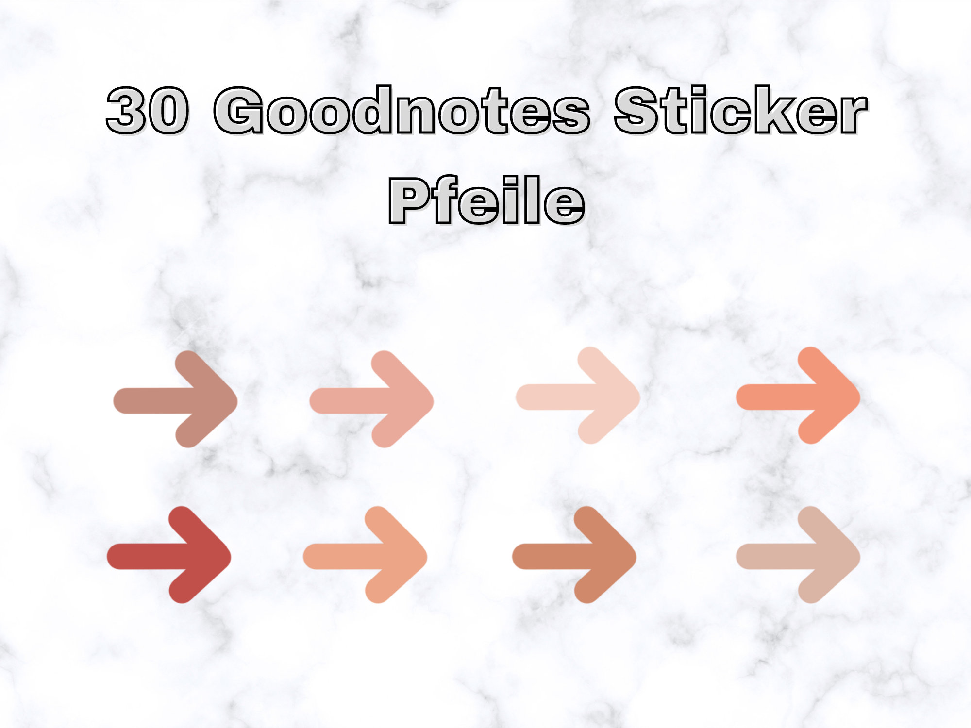 Goodnotes Sticker Arrows Etsy