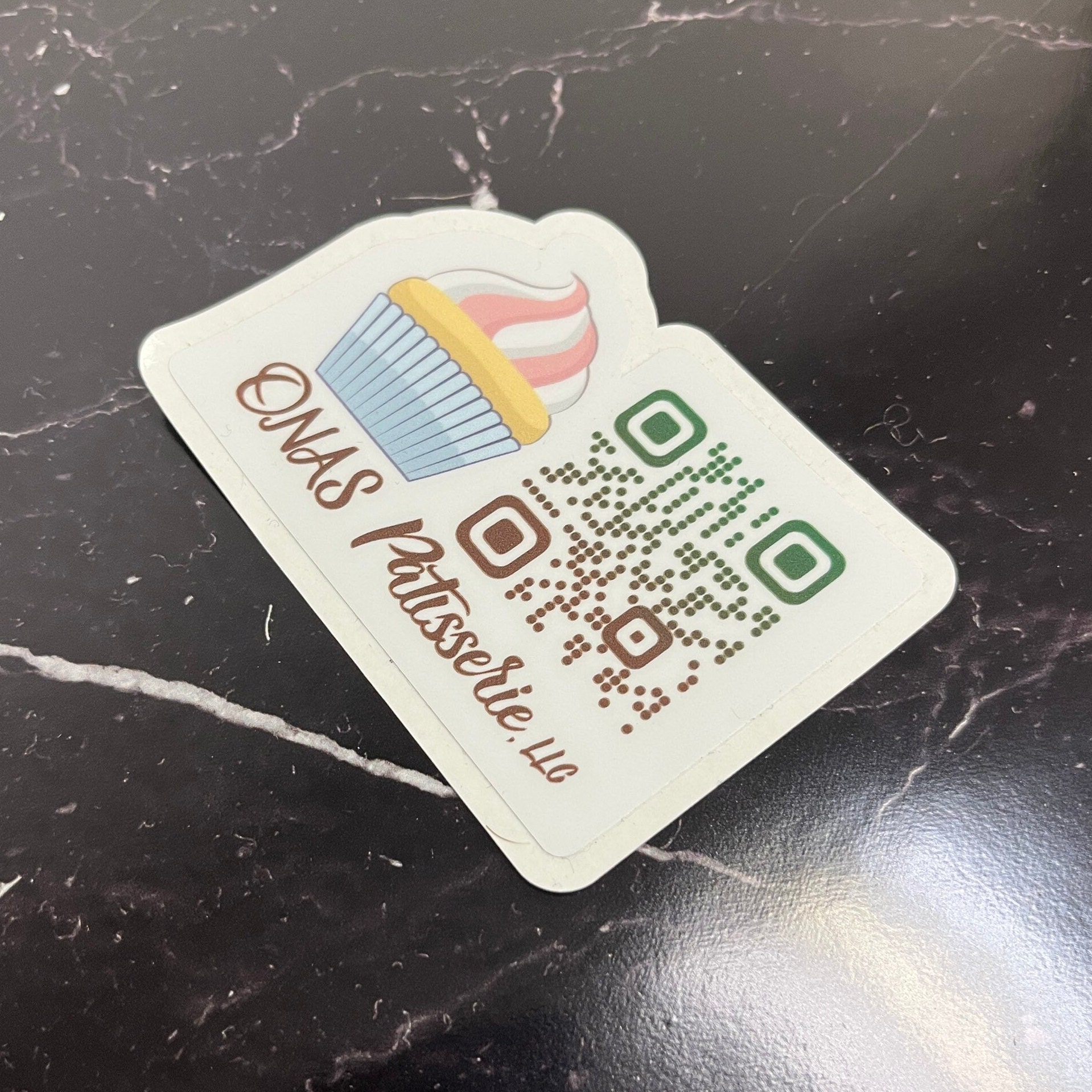 Custom Waterproof and Permanent QR Code Stickers Add Your - Etsy