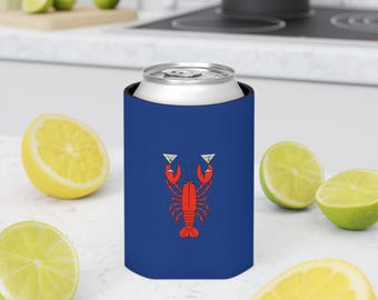 Hummer-Dosenkühler, Strand-Getränkehalter, Boot-Getränkehülle, Sommerbier-Isolator, niedliches Krebstier-Geschenk