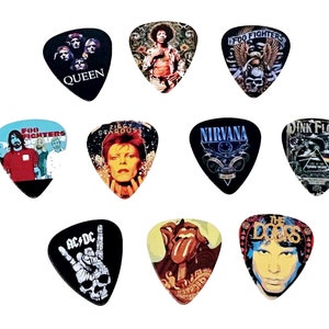 Rock Band Picks: 10-Pack of Standard Celluloid - 0.71mm