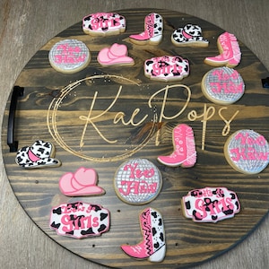 Cowgirl Decorated Sugar Cookies