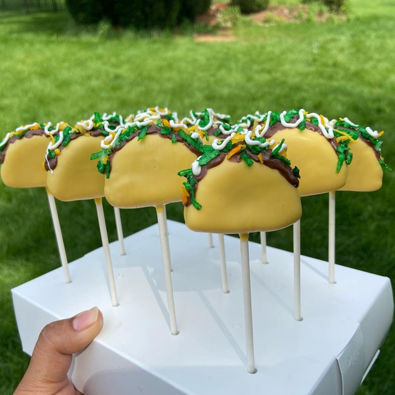 Taco Theme Cake Pops - Etsy