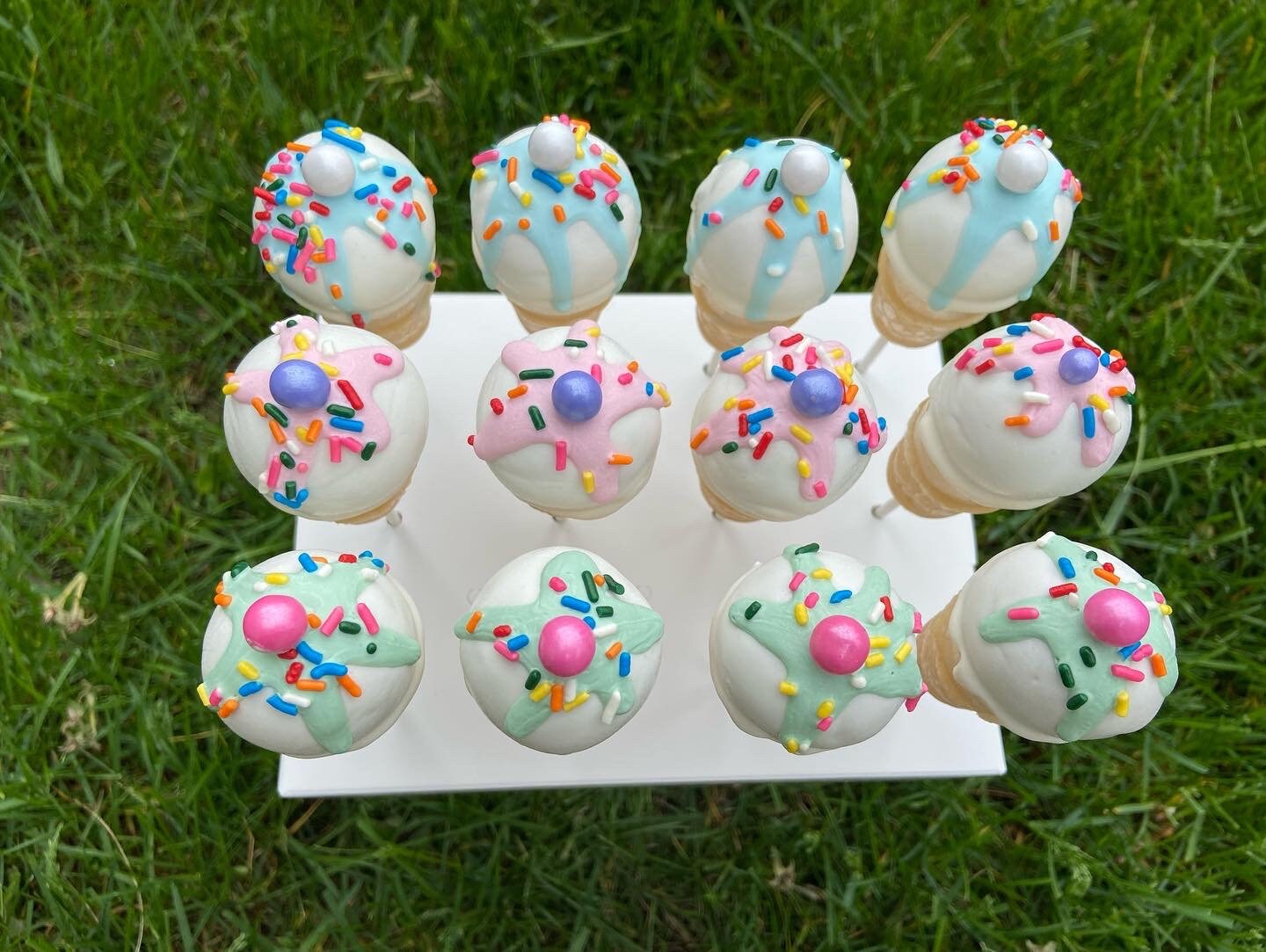 Ice Cream Theme Cake Pops Etsy