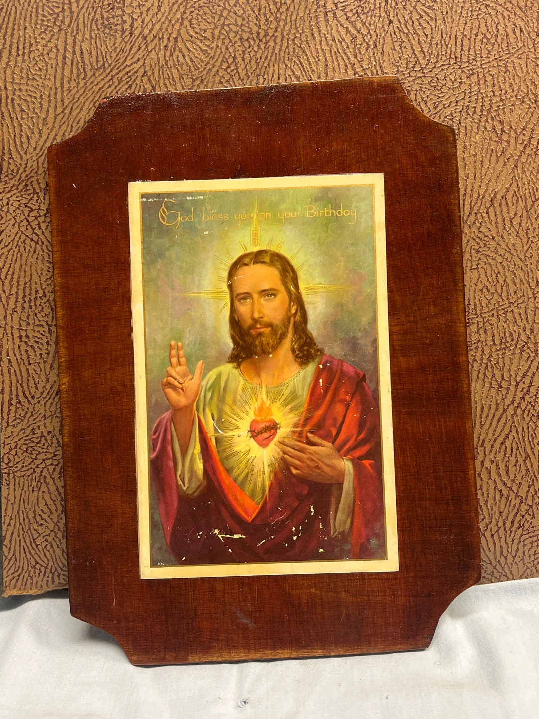 Vintage Jesus Sign - Etsy