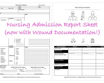 Nursing Adjungation Report Sheet