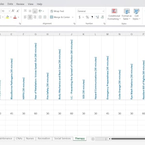 In-Service & Competency Tracking Workbook