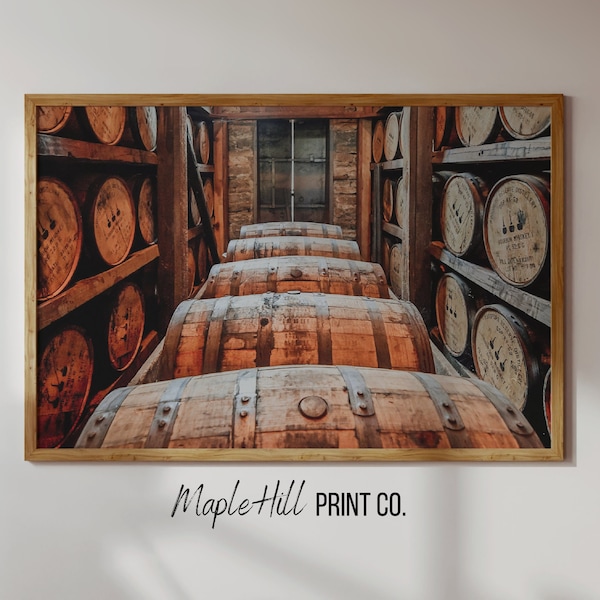 Whisky Wandkunst, Whisky Fass, Vintage Whisky Wandkunst, Bourbon Geschenk, Mann Höhle Wand Dekor, Whisky Dekor, Bourbon Whisky, Whisky Druck