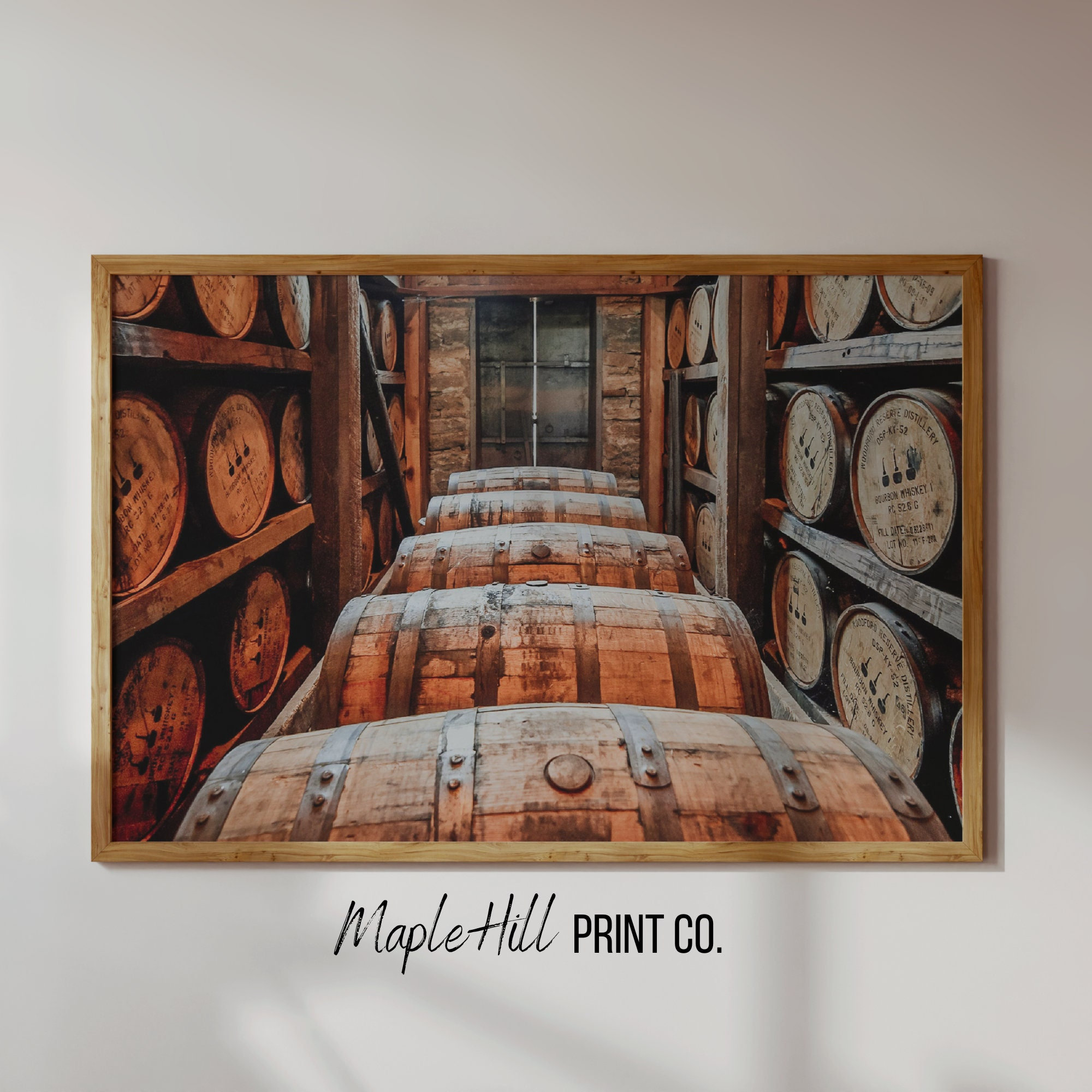 Whiskey Wall Art, Whiskey Barrel, Vintage Whiskey Wall Art, Bourbon ...