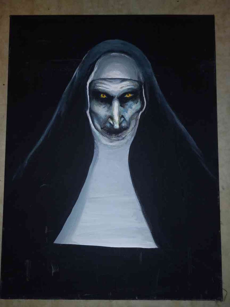 The Conjuring's Valak Horror Paintings - Etsy