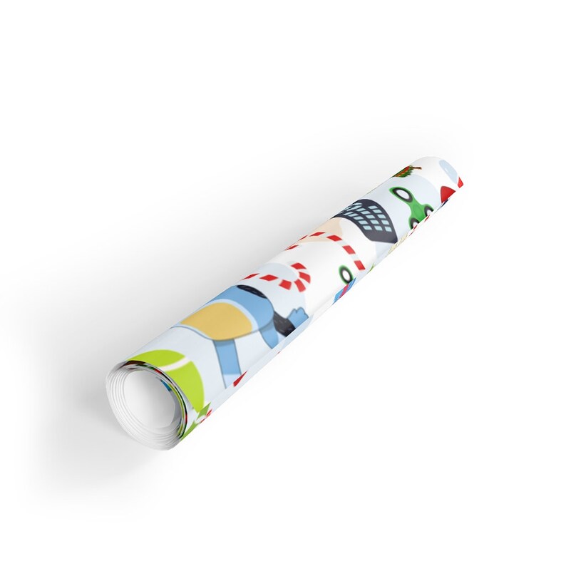 Christmas Bluey Gift Wrapping Paper Rolls 1Pc - Etsy