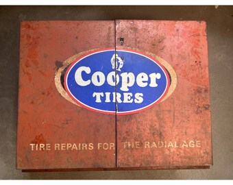 Cooper Tires Vintage Rustic Retro Metal Sign 8" x 12" 