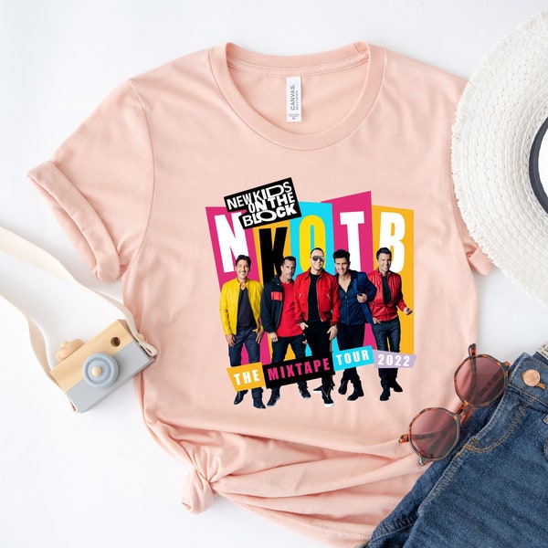 New Kids On The Block Shirt, NKOTB Shirt, Concert NKOTB Shirt, Classic Rock Concert Shirt,Mix Tape Tour 2022 Tee,NKOTB Tour Tee,Rock Fan Tee