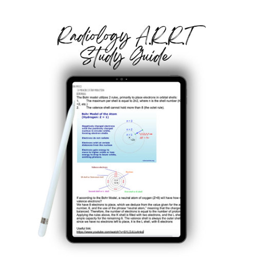 ARRT Rad Tech Board Exam Radiology Study Guide Radiography Registry ...