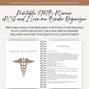 Op de afbeelding: Printbare checklist en planner voor militairen die zich voorbereiden op een militair trainingsprogramma genaamd FMTB. Het document bevat informatie over het trainingsprogramma, checklists en een FAQ-sectie. Het document is ontworpen om militairen te helpen hun militaire documenten te organiseren en zich voor te bereiden op inzet.