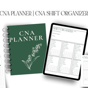 CNA-Planer, CNA-Schicht-Organizer, Vital Tracking Log, Studienplaner-Planungsseiten Prüfungsstudienzertifizierung, CNA-Prüfungsnotizseiten