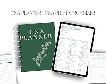 CNA Planner: Shift Organizer, Study & Vital Tracking (Digital Download)