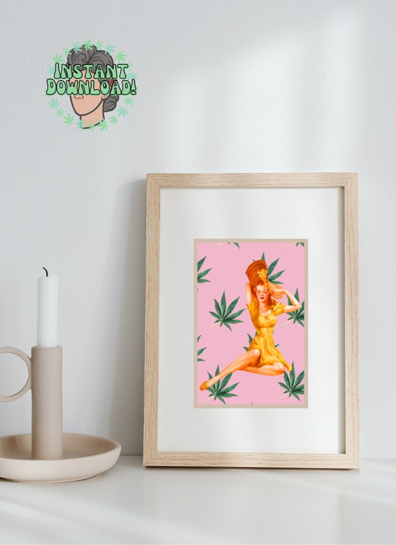 American Gift Services Marijuana Girl Vintage Pulp