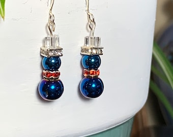 Snowpeople earrings -Grp 1