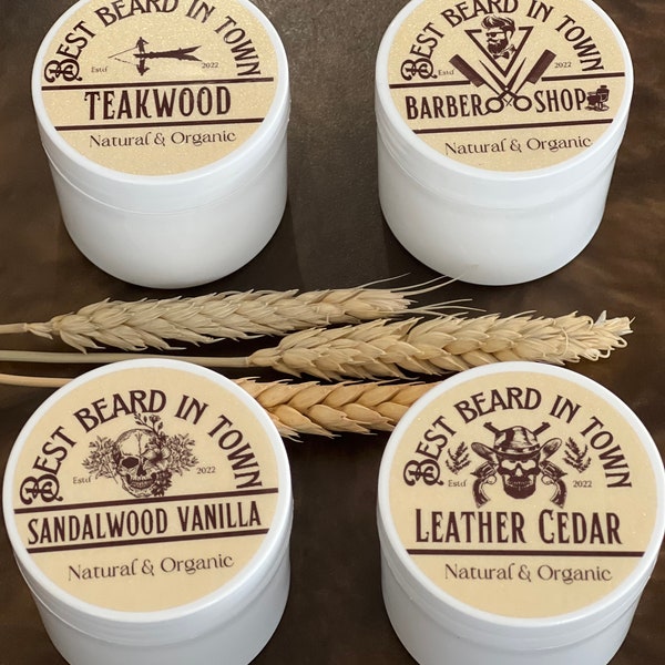 Beard Butter collection 8oz - Natural and Organic- JSM