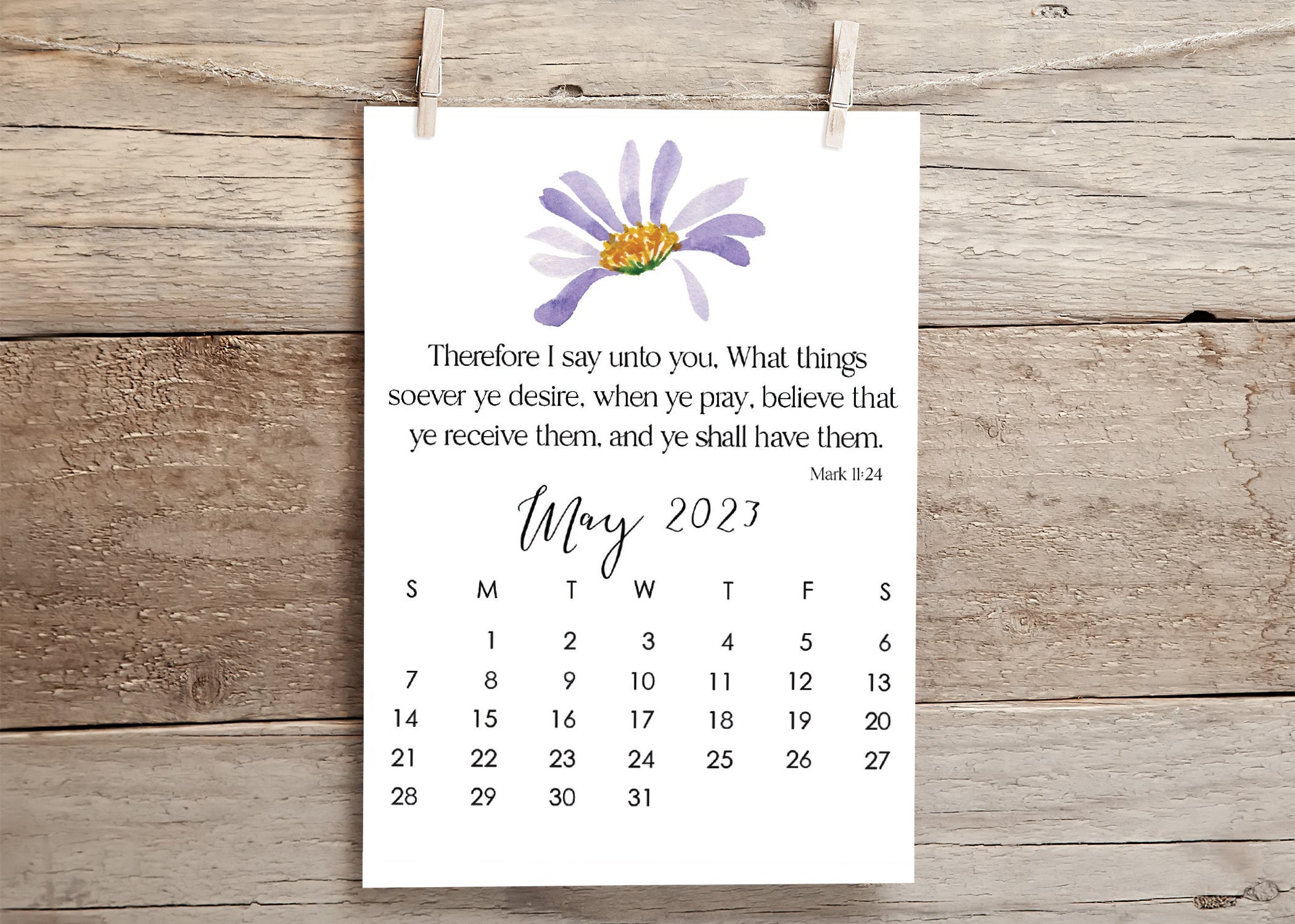 Bible Verses Calendar Scripture Cards Scripture Cards Etsy