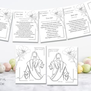 Semana Santa, La Historia de la Pascua/Spanish Story Of Easter, Religious Easter Cards, Advent Countdown,  Holy Week Study Cards, PRINTABLE