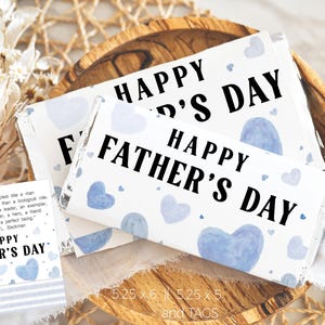 Father&#39;s Day Chocolate Candy Bar Wrapper Instant Download, Father&#39;s Day LDS Quote, Ministering Gift Wrappers, Printable Father&#39;s Day Quote