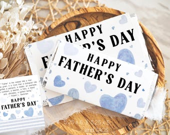 Father's Day Chocolate Bar Wrapper: LDS Quote, Ministering Gift (PDF Download)