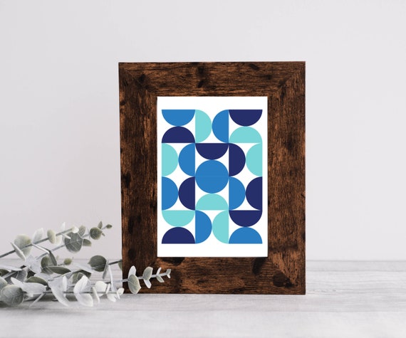 Modern Abstract Printable Blue Abstract Art Printable Art - Etsy