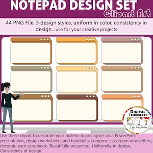 Notepad Clipart 1, Textrahmen, PNG, Vektor-Notizblock, Clipart-Textrahmen, Sticky Note Clipart, Clipart Briefpapier, Vektornotizen, Textfeld,