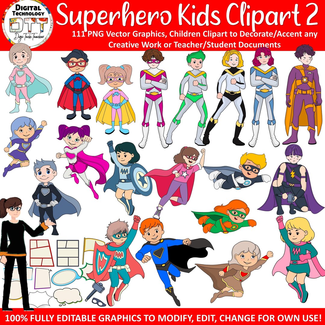 Comic Superhero Kids, Superhero Girls, Superhero Boys, Comic Book Kids ...