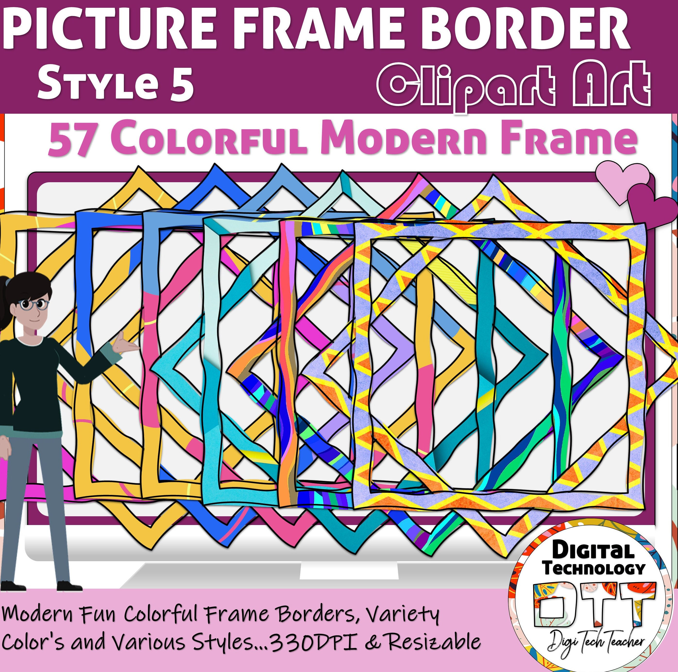 Modern Frame Clip Art