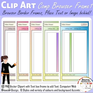 Computer Browser Border Frame Clipart 1, Browser Window Clipart ...