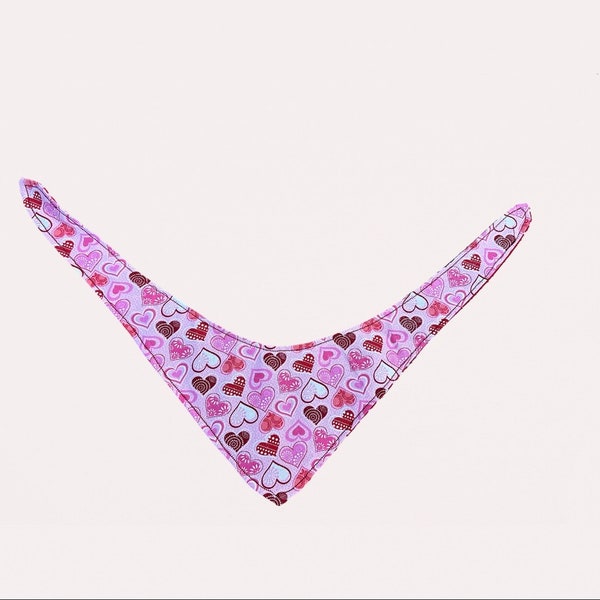 Valentine's Day Double Sided Dog Bandana