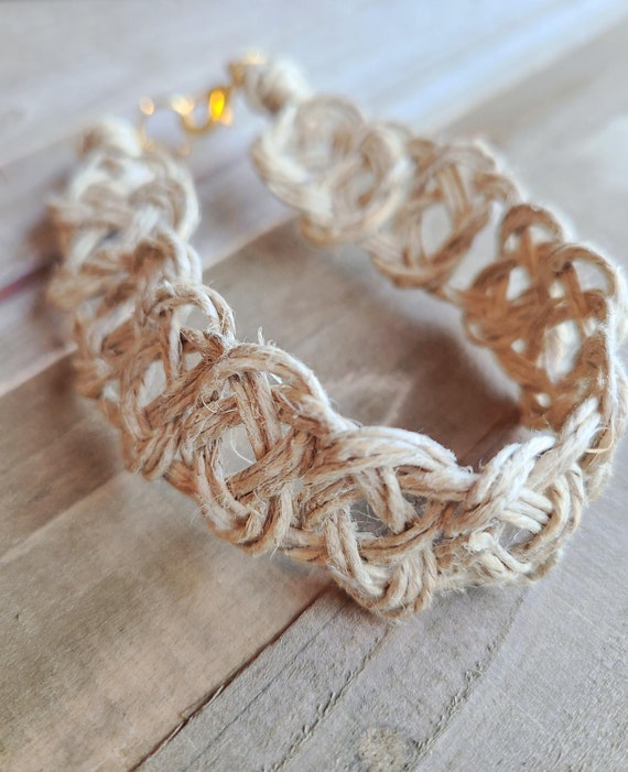 Color Hemp String and Knot Bracelets