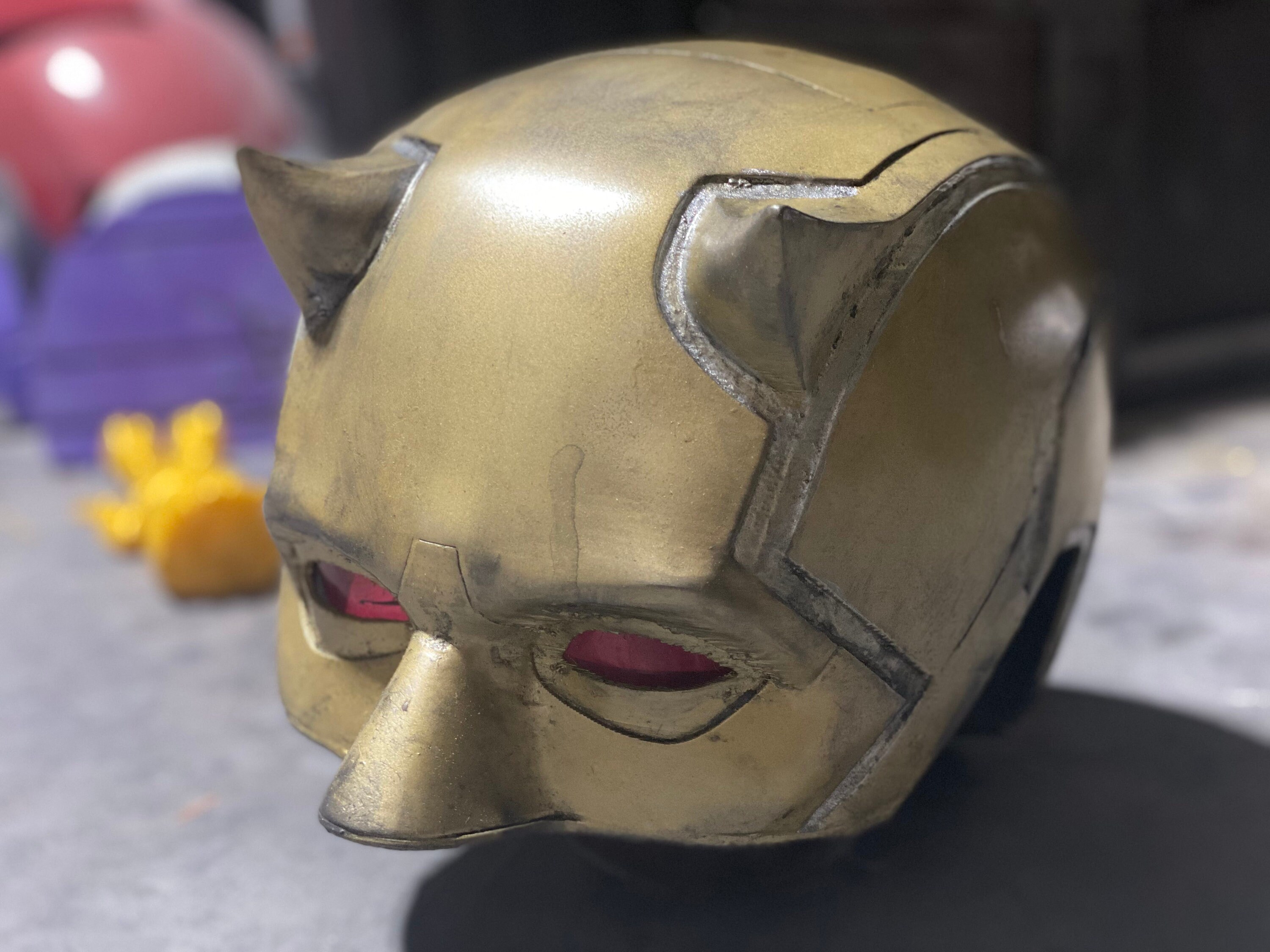 Daredevil Cowl 3d Printed Etsy