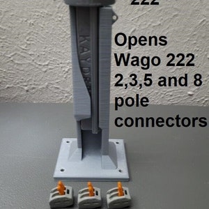 Wagopener 222 lever nut connector easy opening tool Wago 222 terminal block plier | electrician gifts toolbox electrical wiring opener.