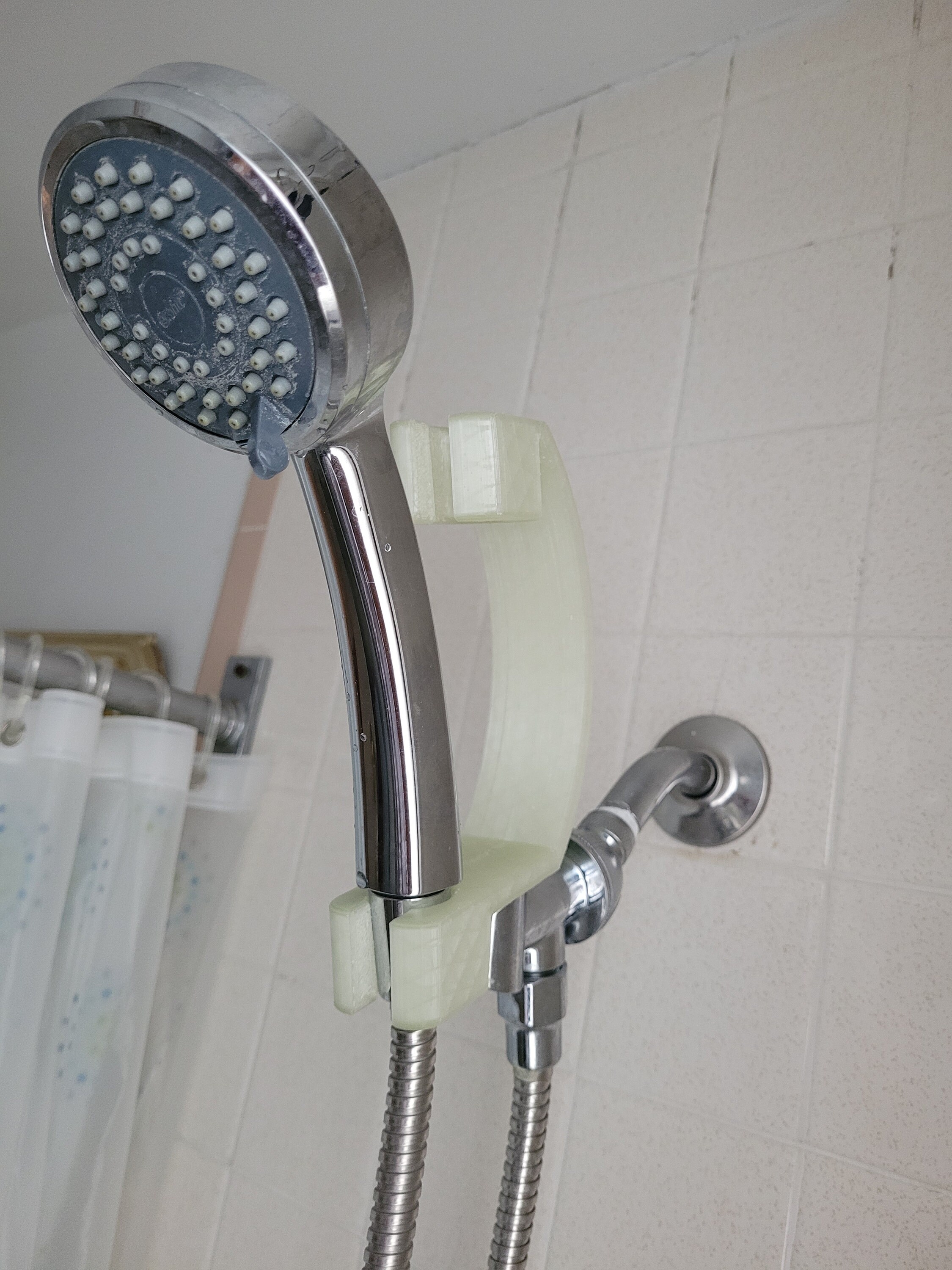 Digital Download STL File of Bath Room Showerhead Height Raiser for 3d