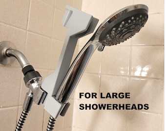 Large Shower Head Height Adjuster: Fits 1 inch (25mm) taper Extends 8", No Plumbing
